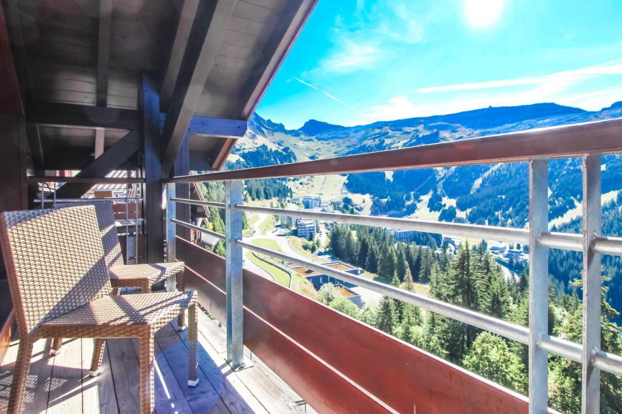 Exceptional 3 Bed Penthouse With Fireplace And Stunning Views Flaine Exterior foto